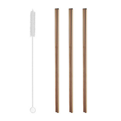 Σε σχήμα καρδιάς από ανοξείδωτο ατσάλι με άχυρο πόσιμο, επαναχρησιμοποιούμενο με καθαρότερη βούρτσα μεταλλικά καλαμάκια Πολύχρωμο αξεσουάρ για κοκτέιλ μπαρ χυμών