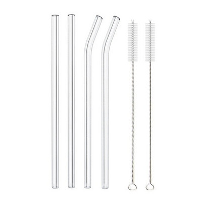 Värvilised klaaskõrred Korduvkasutatavad joogikõrred Keskkonnasõbralikud kõrge boorsilikaatklaasiga kõrreklaasid eelistavad baari jooginõusid torupidu