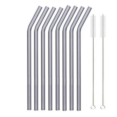 Värvilised klaaskõrred Korduvkasutatavad joogikõrred Keskkonnasõbralikud kõrge boorsilikaatklaasiga kõrreklaasid eelistavad baari jooginõusid torupidu