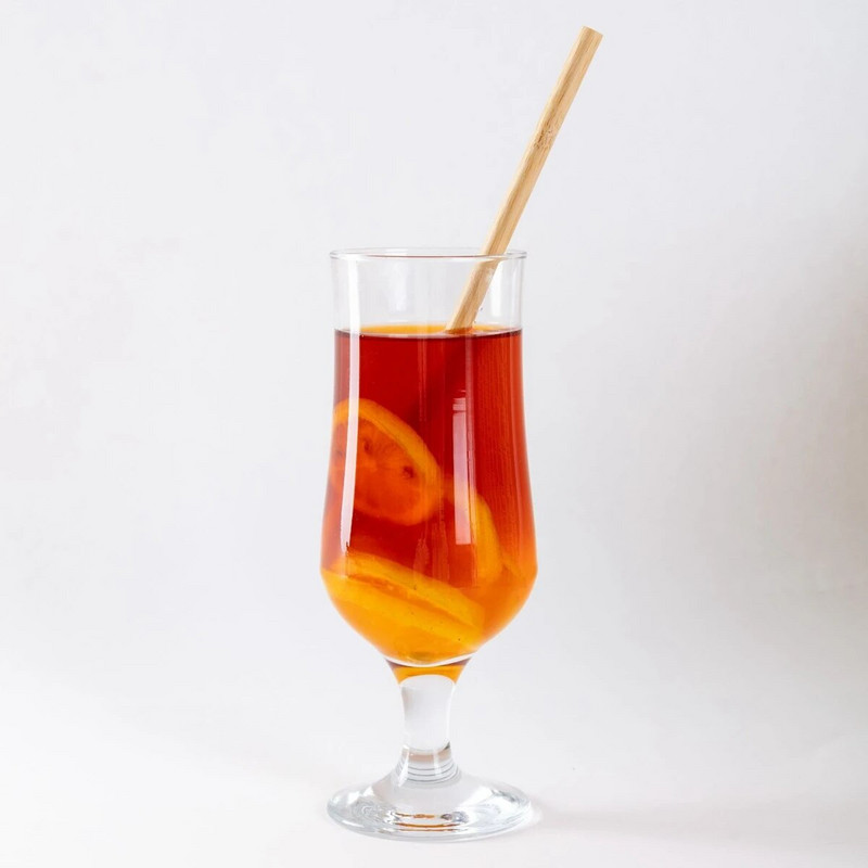 10 τμχ Καλαμάκια από φυσικό μπαμπού επαναχρησιμοποιήσιμα με θήκη βιοδιασπώμενα φιλικά προς το περιβάλλον καλαμάκια μπαμπού για ποτά κοκτέιλ μπαρ