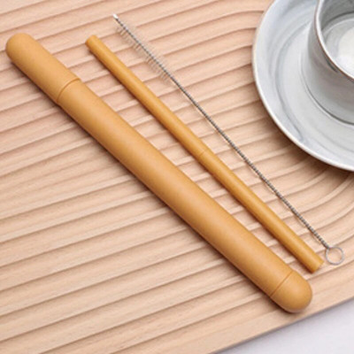 Daugkartinio naudojimo maistiniai silikoniniai šiaudeliai tiesūs gėrimo šiaudeliai su valymo šepetėlių rinkiniu, vakarėlio baro priedu