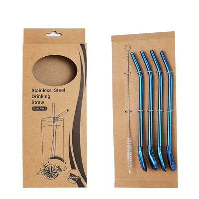 5 tk/komplekt 304 roostevabast terasest tee joogikõrred Lusikas Yerba Mate teefilter Korduvkasutatav Bombilla Gourd teetööriistad baaritarvikud