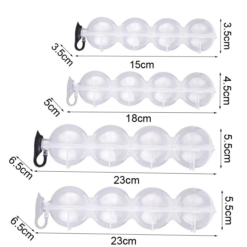 4 Hole Ice Cube Makers Round Ice Mold Whisky Cocktail Vodka Ball Ice Mold Bar Party Kitchen Ice Box Ice Cream Maker