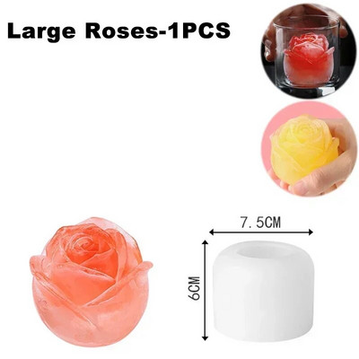 Φόρμα σιλικόνης Bear Shape Ice Cube Maker Φόρμα σοκολάτας για κέικ Καλούπι καραμέλας για ζύμη για καφέ Γάλα τσαγιού ουίσκι Φόρμα πάγου