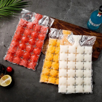 10 бр./пакет форма за кубчета лед еднократна самозапечатваща се чанта за кубчета лед прозрачна Направи си сам чанта за форми за бързо замразяване на лед кухненски джаджи