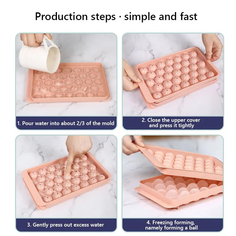 17 cm ledo ritulio PP formos šaldytas viskio kamuoliukas, saldainis ledo padėklas Ledinukai Dovanų gamyba Virtuvės įrankiai Priedai Ledo dėžutė