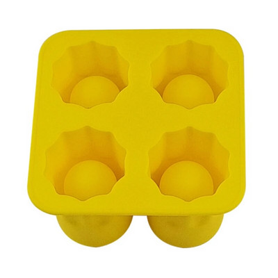 4 grotelių ledo puodelio formelės silikoninės ledo kubelių padėklai ledo formelės, stiklinės formos, ledo gaminimo aparatas vasaros gėrimui ledo kubelių formavimo forma