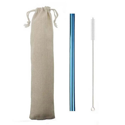 Daugkartinis geriamasis šiaudelis 304 nerūdijančio plieno šiaudelis, didelis 12 mm šiaudų metalinis šiaudelis, skirtas tapijokos perlams, pieno arbatai su švaresniu šepetėliu