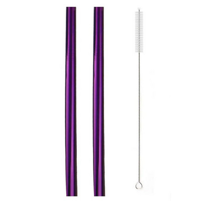 Daugkartinis geriamasis šiaudelis 304 nerūdijančio plieno šiaudelis, didelis 12 mm šiaudų metalinis šiaudelis, skirtas tapijokos perlams, pieno arbatai su švaresniu šepetėliu