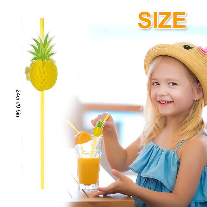 50kom 3D flamingo slamke za piće Dekoracija rođendanske zabave na havajskoj plaži Ljetna zabava uz bazen Pribor za vjenčanje Oprema za bar