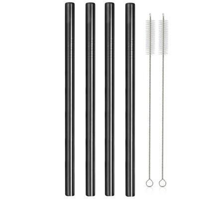 12 mm korduvkasutatavad Boba kõrred 4 tk eriti laiad 304 roostevabast terasest kõrred Metallist kõrred mullitee kõrre jaoks smuuti piimakokteilide jaoks