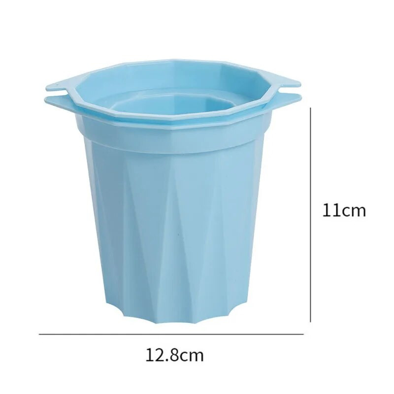 Ledo puodelio forma Creative ledo puodelių gaminimo mašina vasaros šaldytų gėrimų puodeliai plastikiniai ledo kubelių formų padėklai virtuvės šaldytuvas „pasidaryk pats“ ledo puodelio forma