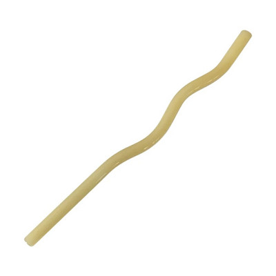 1 vnt didelio borosilikatinio stiklo šiaudeliai Ekologiški daugkartinio naudojimo bangos formos gėrimo šiaudeliai kokteiliams kokteilių baro priedai