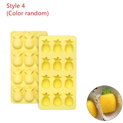 Hawaii kaktuse ananassi flamingo silikoonist jäävormide valmistaja baari peojookide külmutusvormid silikoonvormid jääkuubikuvormide jaoks