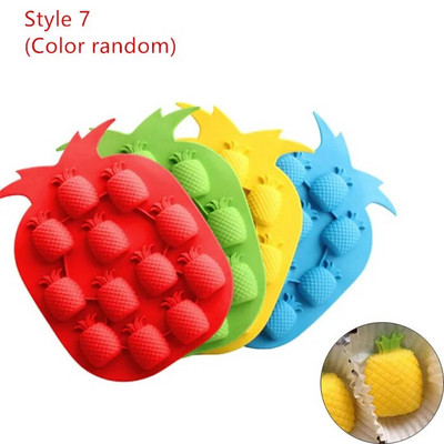 Hawaii kaktuse ananassi flamingo silikoonist jäävormide valmistaja baari peojookide külmutusvormid silikoonvormid jääkuubikuvormide jaoks