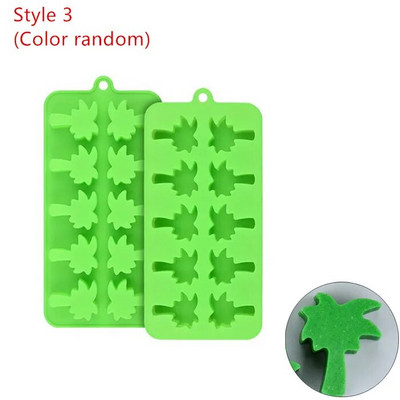 Hawaii kaktuse ananassi flamingo silikoonist jäävormide valmistaja baari peojookide külmutusvormid silikoonvormid jääkuubikuvormide jaoks