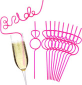 Bachelorette Party Καλαμάκια πέους Πλαστική καινοτομία Nude Dick Drink Straw for Hen Night Bar Decor Wedding Team Bride Supplies