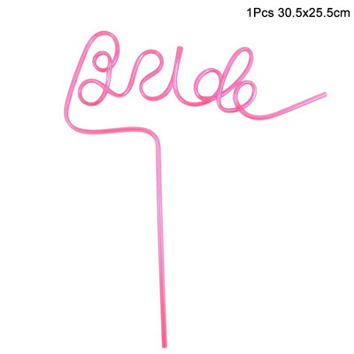 Bachelorette Party Καλαμάκια πέους Πλαστική καινοτομία Nude Dick Drink Straw for Hen Night Bar Decor Wedding Team Bride Supplies