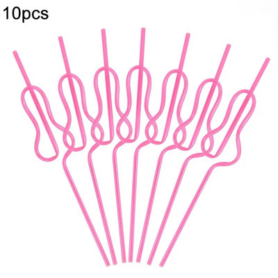 Bachelorette Party Καλαμάκια πέους Πλαστική καινοτομία Nude Dick Drink Straw for Hen Night Bar Decor Wedding Team Bride Supplies