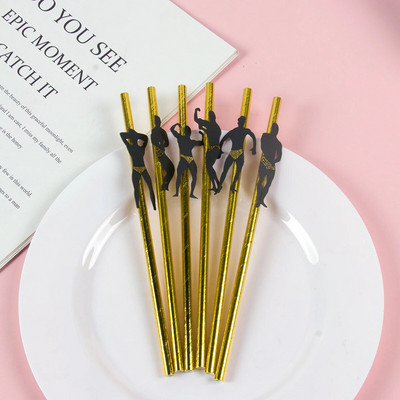 24 tk Poissmeesteõhtu kõrred Poissmeesteõhtu kõrred Korduvkasutatavad paberist kõrred Poissmeesteõhtu kaunistused Naughty poissmeesteõhtu kõrred