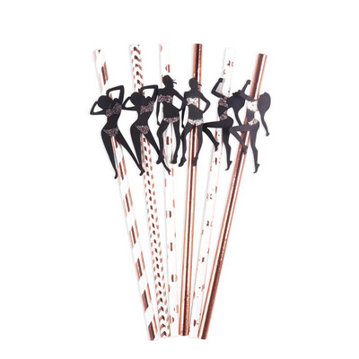 24 tk Poissmeesteõhtu kõrred Poissmeesteõhtu kõrred Korduvkasutatavad paberist kõrred Poissmeesteõhtu kaunistused Naughty poissmeesteõhtu kõrred