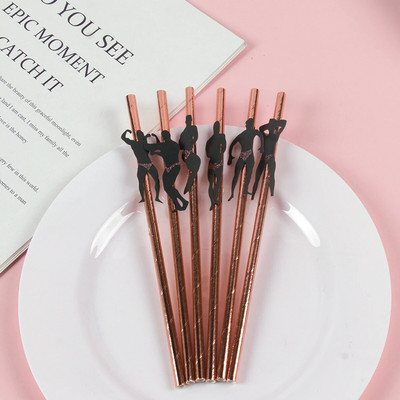 24 tk Poissmeesteõhtu kõrred Poissmeesteõhtu kõrred Korduvkasutatavad paberist kõrred Poissmeesteõhtu kaunistused Naughty poissmeesteõhtu kõrred