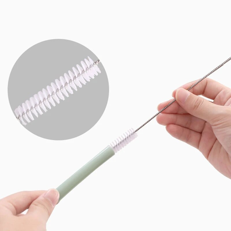 Leeseph korduvkasutatavad silikoonist joogikõrred, suured painduvad kõrred koos puhastusharjaga lastele – 6 tükki (värvid võivad erineda)