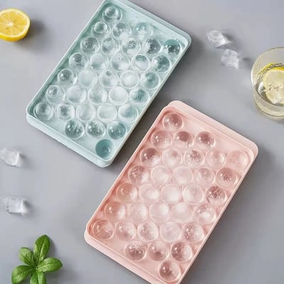 33 Ice Boll Hockey PP Mold Frozen Whisky Ball Popsicle Ice Cube Boy Tray Lollipop Φτιάχνοντας δώρα Εργαλεία κουζίνας Αξεσουάρ Καλούπι