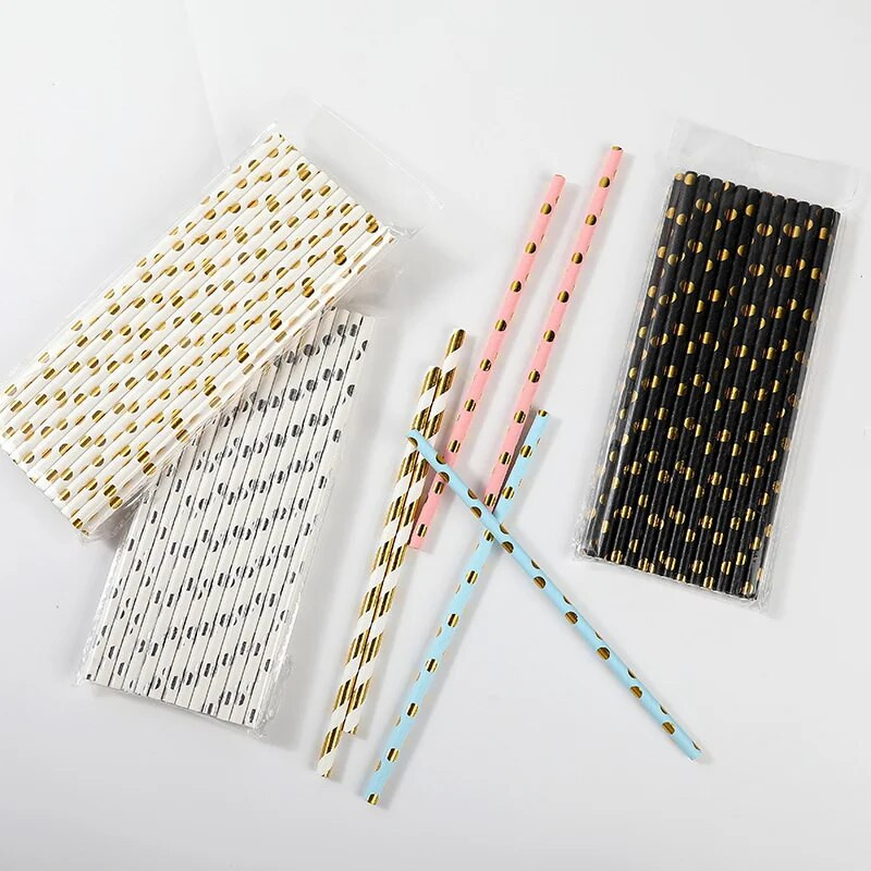 25 tk lagunevad ühekordsed paberikõrred pulmajoogikõrred sünnipäevapeo korraldus lauanõud kõrred hulgimüük