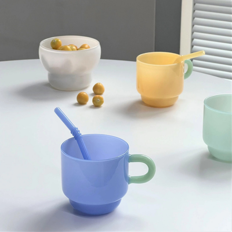 4vnt/rinkinys 15cm stiklinis šiaudelis su šepečiais Trumpas karščiui atsparus šaltas gėrimas išlenktas šiaudelis Daugkartinio naudojimo šiaudų kokteilių baro priedai