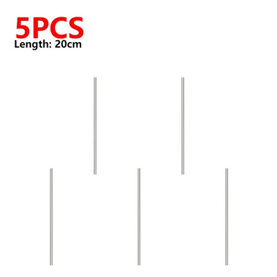 1-20 vnt. Daugkartinio naudojimo metaliniai gėrimo šiaudeliai 304 Nerūdijančio plieno šiaudeliai Tvirti, išlenkti tiesūs geriamojo šiaudelių strypų reikmenys