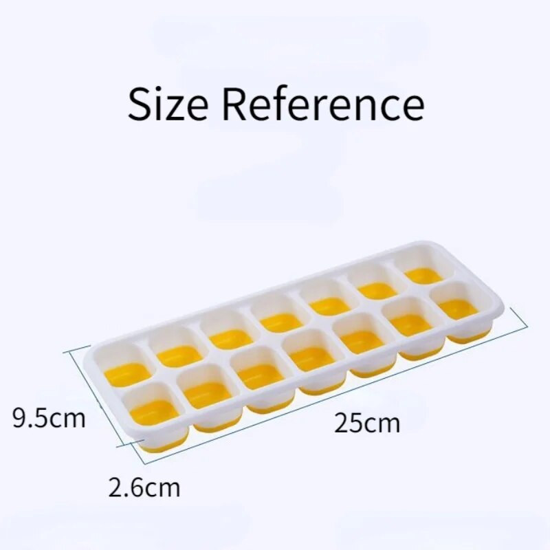 Δίσκος παγοκύβων Καλούπια πάγου σιλικόνης Παγάκια σιλικόνης για αξεσουάρ κουζίνας Ζελέ φόρμα χυμού με καπάκι форма для льда