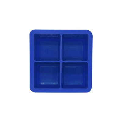 4 restiga jääkuubikuvorm ilma kaaneta Silikoonist jäämasina jäävorm viskikokteili brändi jaoks, suur Cubitera jääkandik jääkuubikuvorm