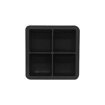 4 restiga jääkuubikuvorm ilma kaaneta Silikoonist jäämasina jäävorm viskikokteili brändi jaoks, suur Cubitera jääkandik jääkuubikuvorm