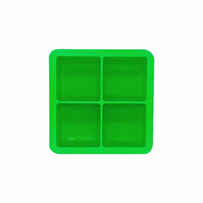 4 restiga jääkuubikuvorm ilma kaaneta Silikoonist jäämasina jäävorm viskikokteili brändi jaoks, suur Cubitera jääkandik jääkuubikuvorm