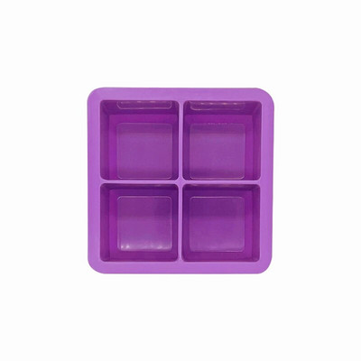 4 restiga jääkuubikuvorm ilma kaaneta Silikoonist jäämasina jäävorm viskikokteili brändi jaoks, suur Cubitera jääkandik jääkuubikuvorm