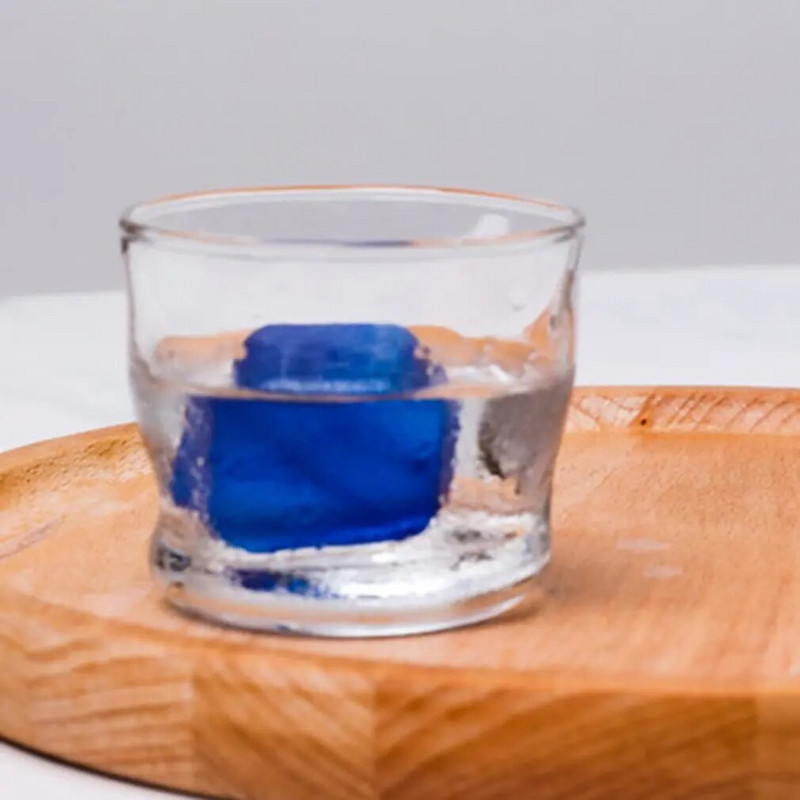 10 vnt. Daugkartinio naudojimo mėlyni ledo kubeliai PVC netirpstantys ledo kubeliai maistiniai plastikiniai šalti gėrimai be skiedimo