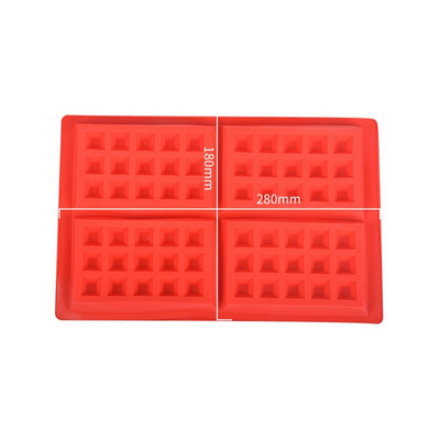Τετράγωνη φόρμα για μάφιν σε σχήμα καρδιάς Φόρμα σιλικόνης για κέικ Diy βάφλες Εργαλεία παρασκευής μπισκότων Εργαλεία ψησίματος Αξεσουάρ κουζίνας