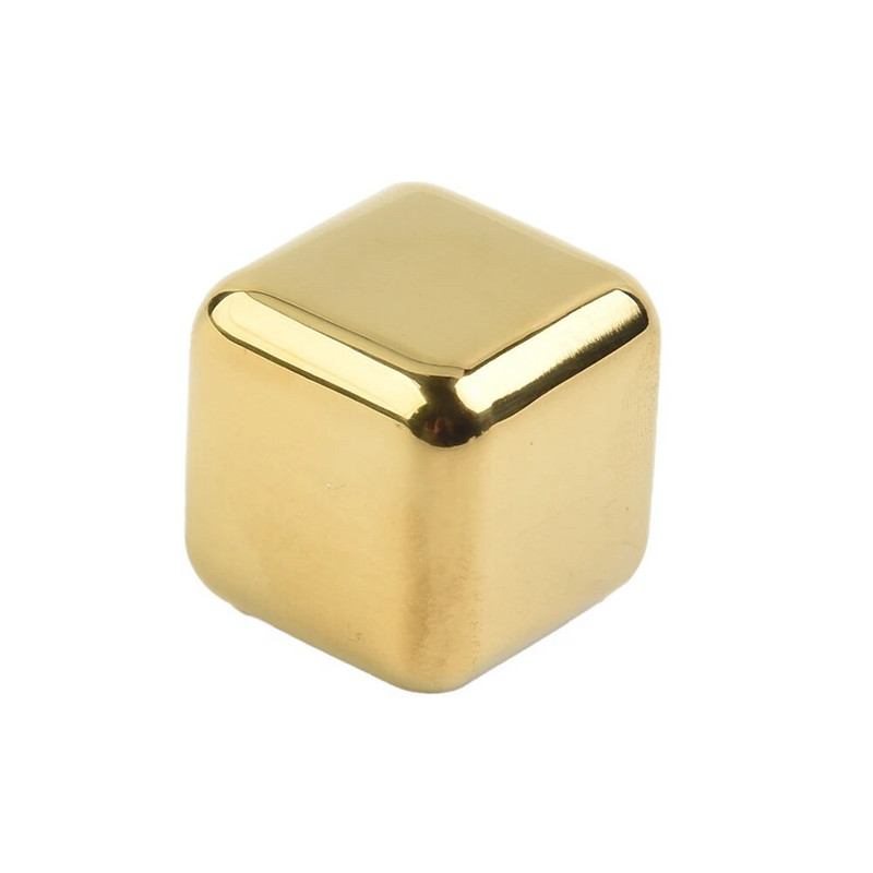 Nerūdijančio plieno ledo kubeliai Ledo blokas Daugkartiniai atšaldymo akmenukai viskio vyno gėrimui šaltam vėsinimui uolienų juostos šaldymo aušintuvas