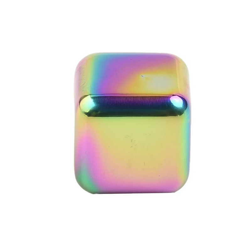 Nerūdijančio plieno ledo kubeliai Ledo blokas Daugkartiniai atšaldymo akmenukai viskio vyno gėrimui šaltam vėsinimui uolienų juostos šaldymo aušintuvas