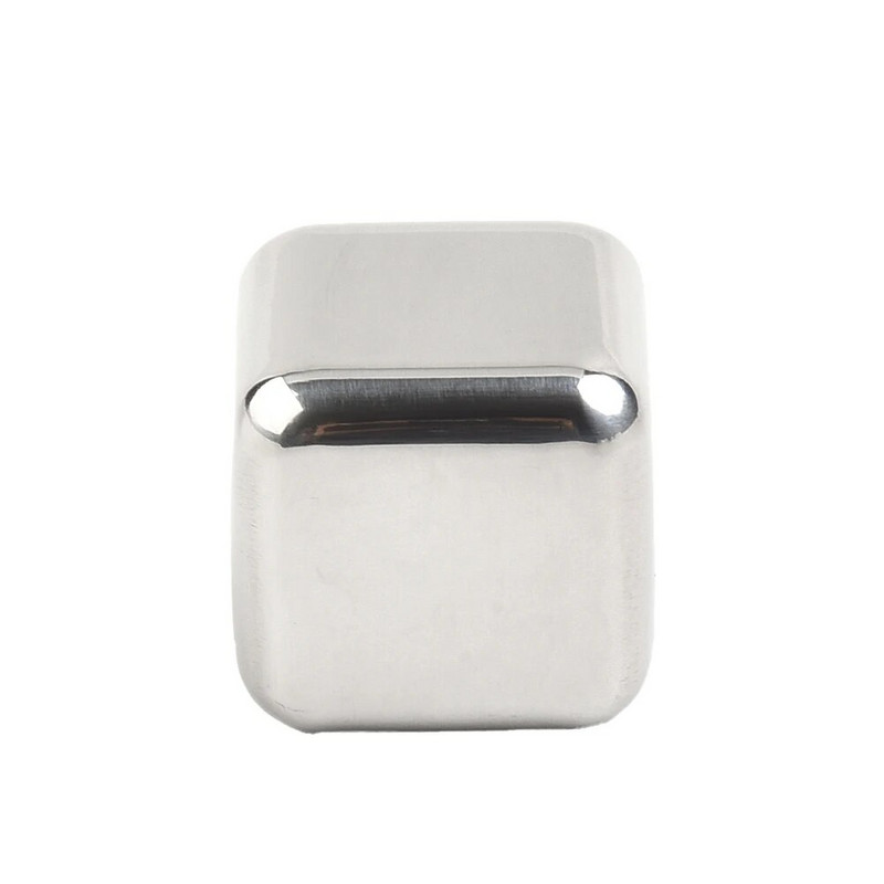 Nerūdijančio plieno ledo kubeliai Ledo blokas Daugkartiniai atšaldymo akmenukai viskio vyno gėrimui šaltam vėsinimui uolienų juostos šaldymo aušintuvas