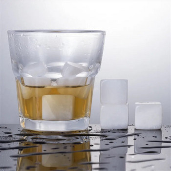 6 бр. Уиски камъни, отпиващи ледени кубчета Охладител за многократна употреба Уиски Леден камък Уиски Естествени скали Бар Охладител за вино Парти Сватбен подарък
