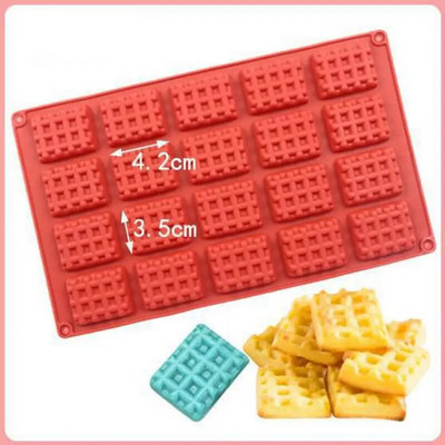 Ise ise teha armas ümmargune vahvlite valmistamise vorm Praktiline šokolaadi valmistamise tööriist aroomiküünal silikoonvorm toidukvaliteediga silikoonist küpsetustarbed