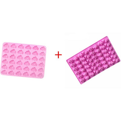 Debesys Silikoninė forma Oro forma „Pasidaryk pats“ kepimo pyragas šokoladinis fondanas ledo kubelio formos šokolado putėsiai torto dekoras kepimo forma