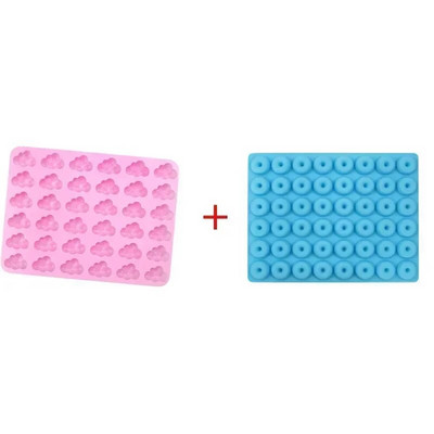 Debesys Silikoninė forma Oro forma „Pasidaryk pats“ kepimo pyragas šokoladinis fondanas ledo kubelio formos šokolado putėsiai torto dekoras kepimo forma