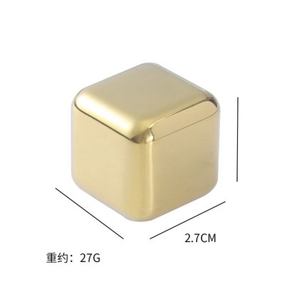 Nerūdijančio plieno kvadratinis metalinis ledo kubelių šaldytuvas greitai užšaldytas ledo kubeliai Ledo kubelių formelė Ledo kubelių indas