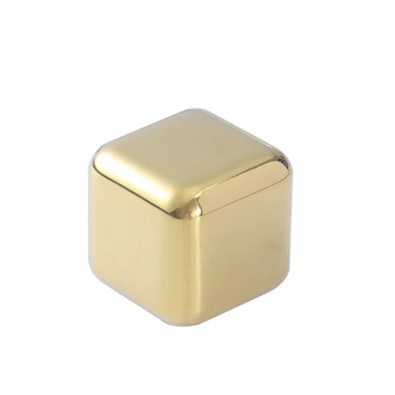 Nerūdijančio plieno kvadratinis metalinis ledo kubelių šaldytuvas greitai užšaldytas ledo kubeliai Ledo kubelių formelė Ledo kubelių indas