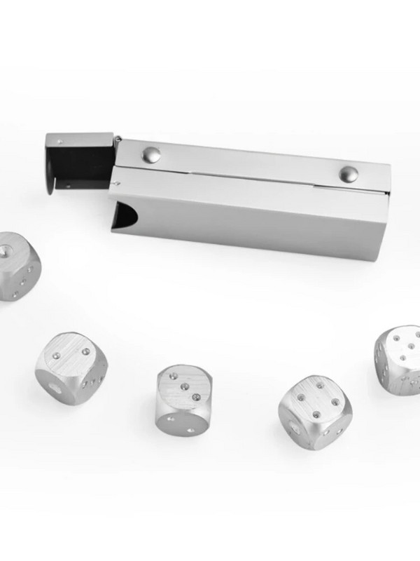 5 vnt Aliuminio viskio kauliukų akmenukai Ledo kubeliai Kibiras Daugkartinis atšaldymas viskio vynui Laikykite gėrimą šaltą ilgiau