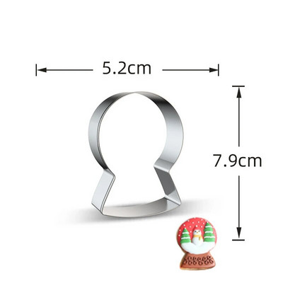 1 vnt kalėdinių sausainių formelės elniniams / sniego gniūžtėms / angelams iš nerūdijančio plieno sausainių pjaustytuvų, skirtų „Navidad“ vakarėliui „pasidaryk pats“ kepimo įrankiams
