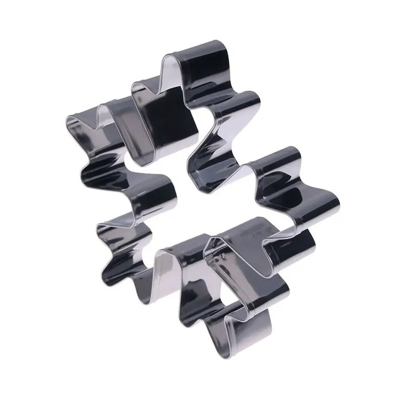 Snaigių kalėdinių sausainių įrankiai Pjovimo formelės Sausainių preso Glajų rinkinys Antspaudų formelės Nerūdijančio plieno tortų dekoravimo įrankiai